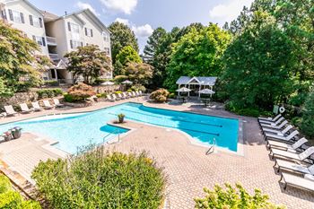 Pool with lounge chairs